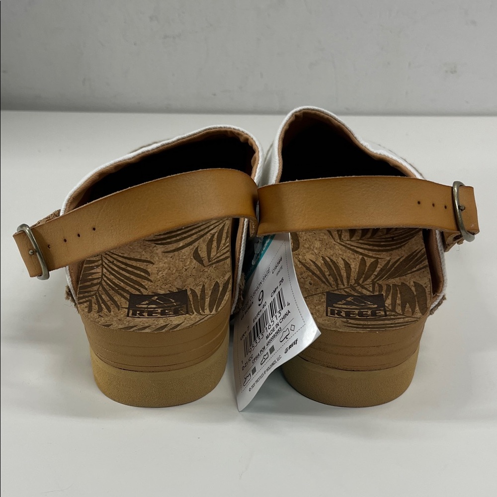 NWT REEF Women's Cushion Sage Slingback Espadrille Platform Flats Size 9 - Picture 5 of 7